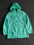 Mint Breeze Lightweight Hooded Windbreaker Jacket