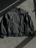Classic Black Lightweight Bomber Jacket