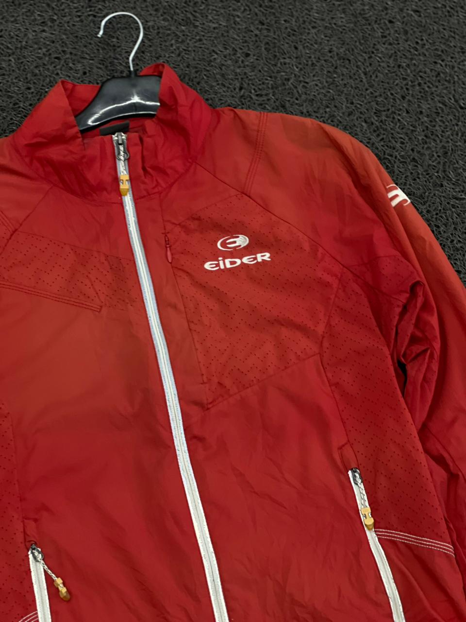Eider Red Lightweight Full-Zip Outdoor Jacket
