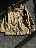 Khaki Multi-Pocket Utility Field Jacket