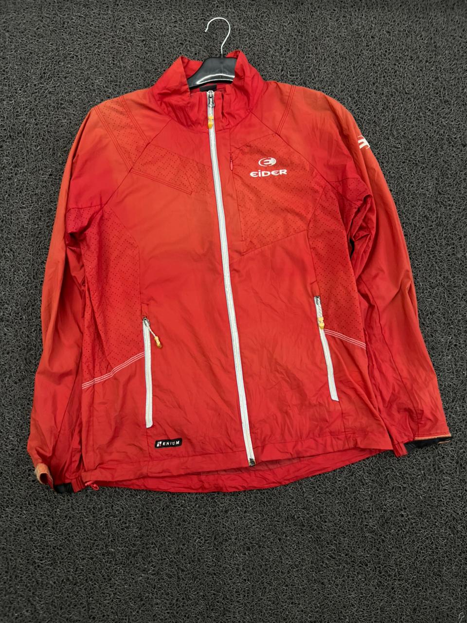 Eider Red Lightweight Full-Zip Outdoor Jacket