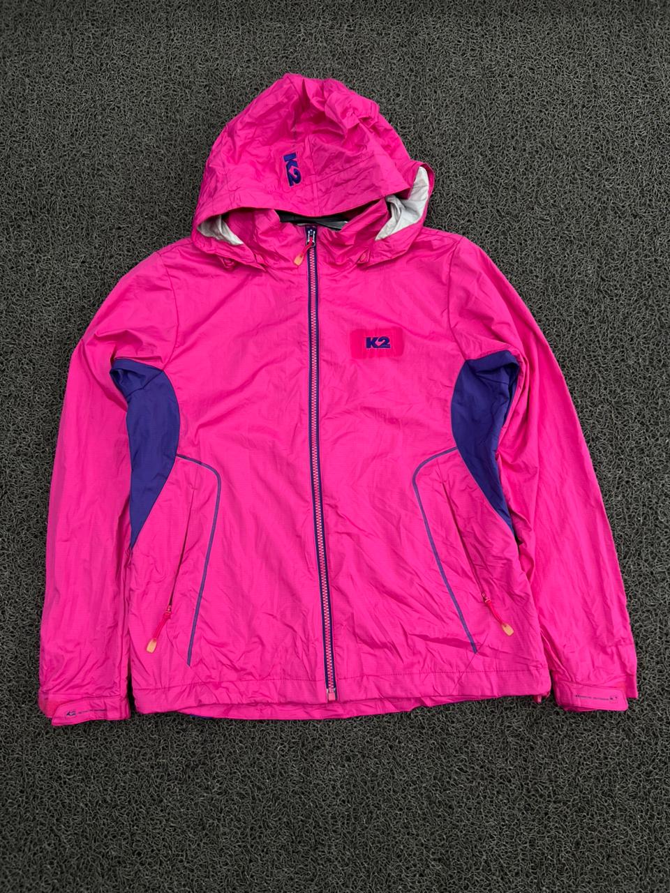 K2 Pink Waterproof Hooded Outdoor Jacket