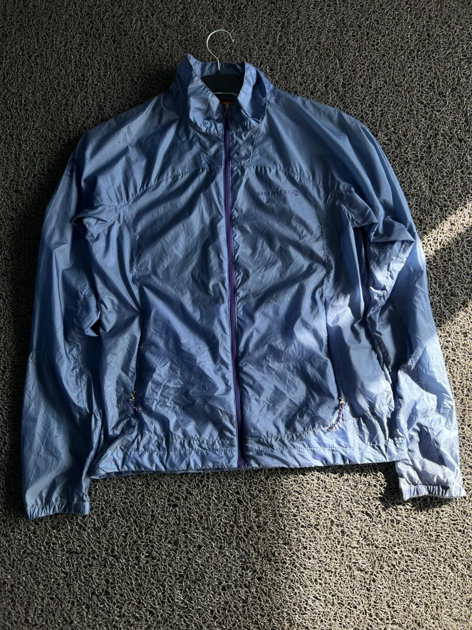 Sky Blue Lightweight Full-Zip Windbreaker Jacket
