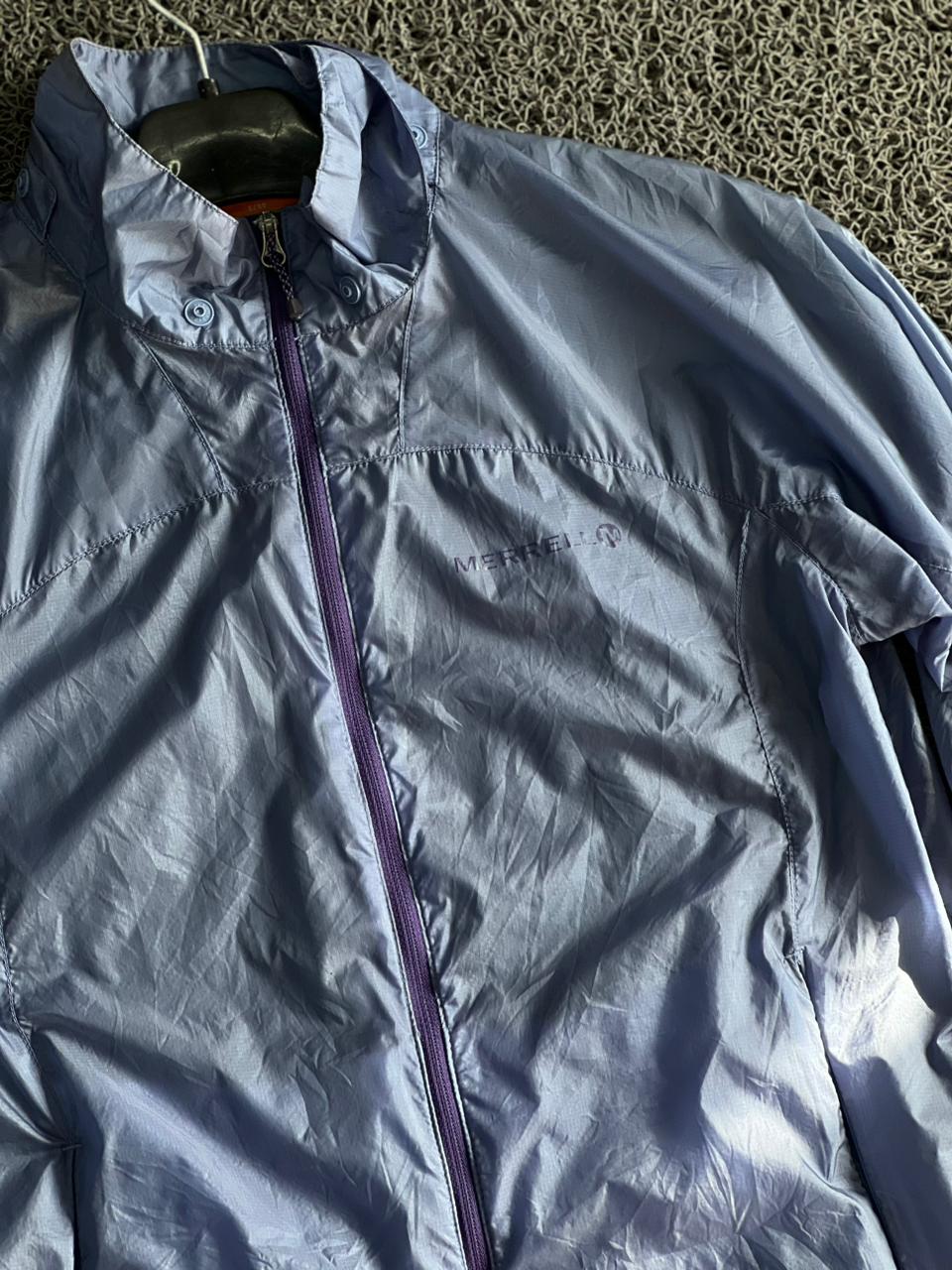 Sky Blue Lightweight Full-Zip Windbreaker Jacket