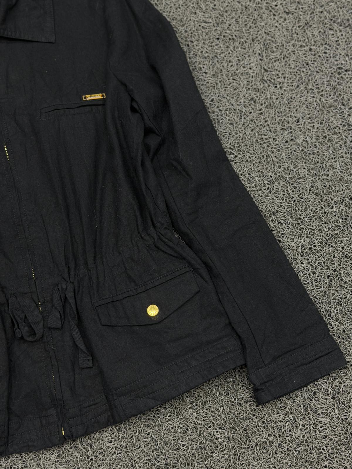 Vintage GUESS Black Cinched Waist Utility Jacket