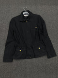 Vintage GUESS Black Cinched Waist Utility Jacket