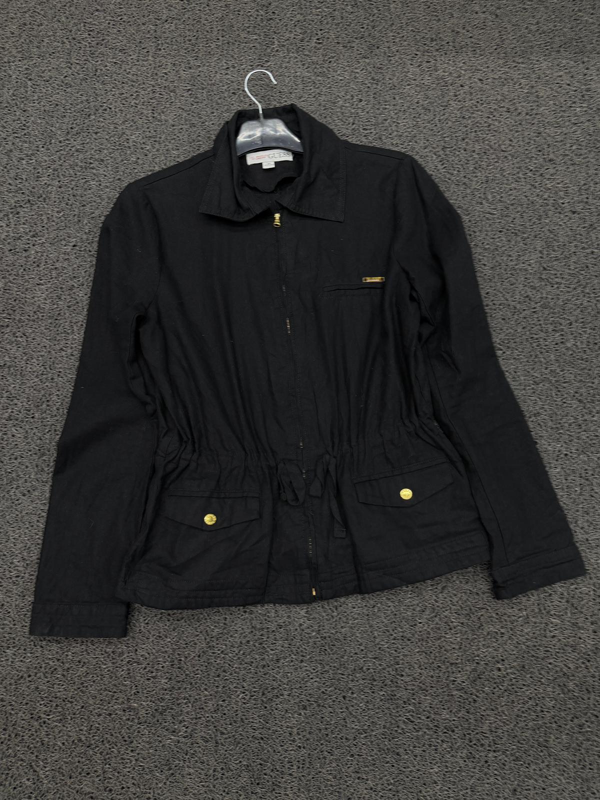 Vintage GUESS Black Cinched Waist Utility Jacket