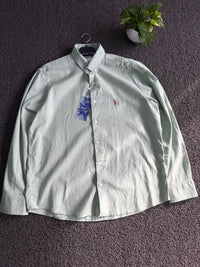 Mint Green Premium Linen Shirt | Full Sleeve | The Final Fit