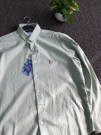 Mint Green Premium Linen Shirt | Full Sleeve | The Final Fit