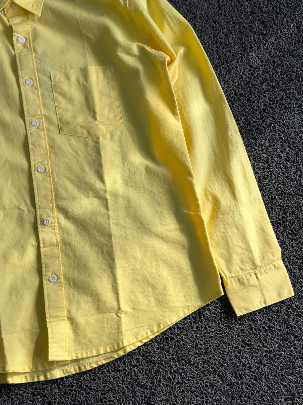 Yellow Linen Shirt | Premium Full Sleeve