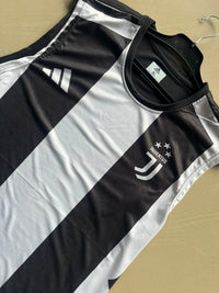Juventus Classic Stripes Sleeveless Jersey | Premium Dry-Fit | The Final Fit