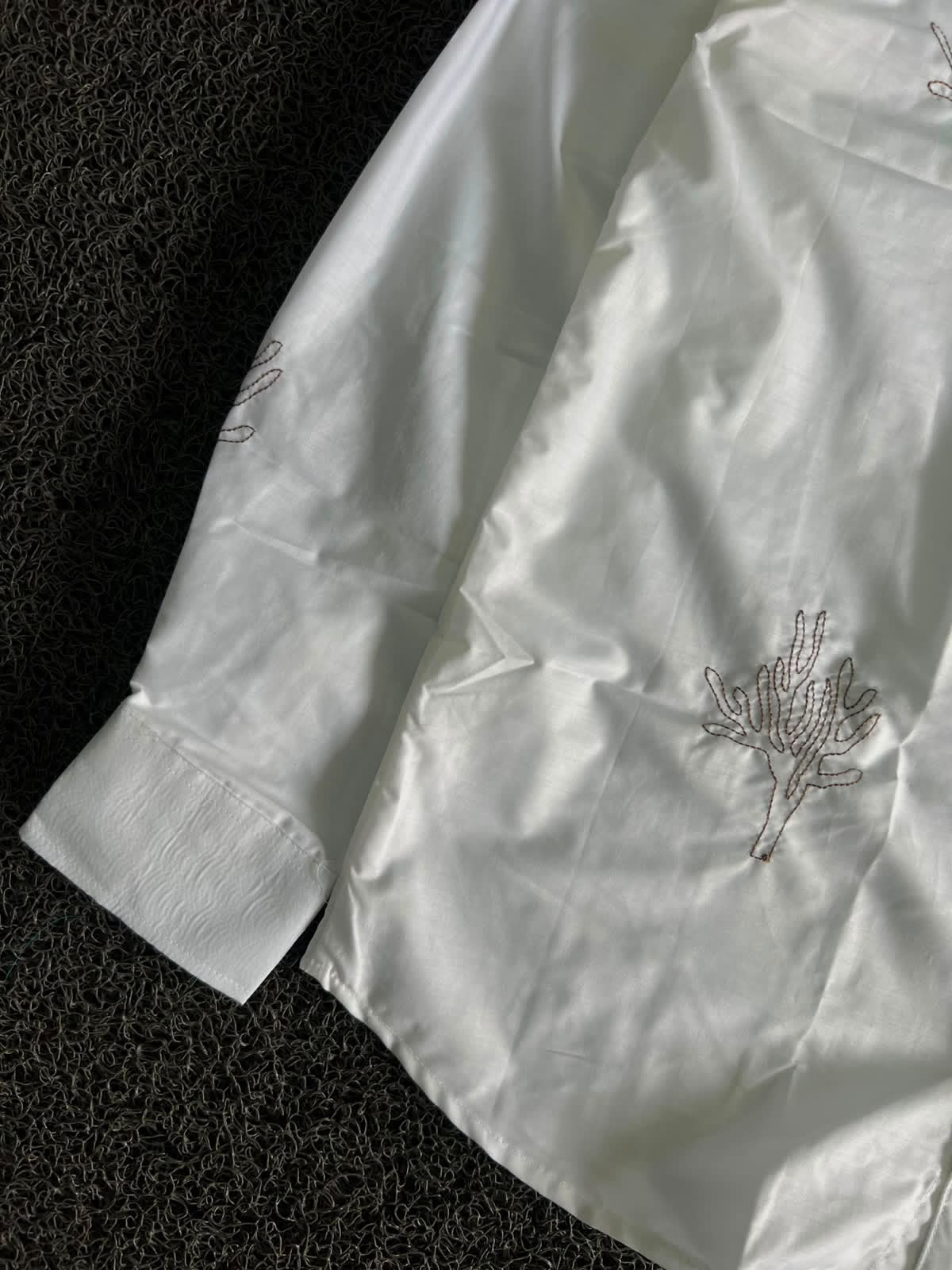 Charli  Embroidered Cotton Shirt – Men's Ethnic Wear