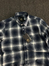 Men's Plaid Flannel Button-Down Shirt