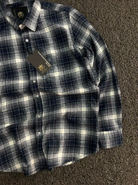 Men's Plaid Flannel Button-Down Shirt