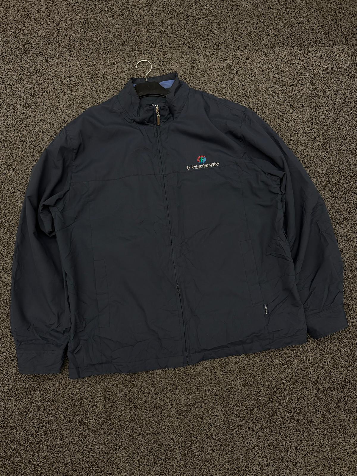 Classic Navy Lightweight Windbreaker Jacket