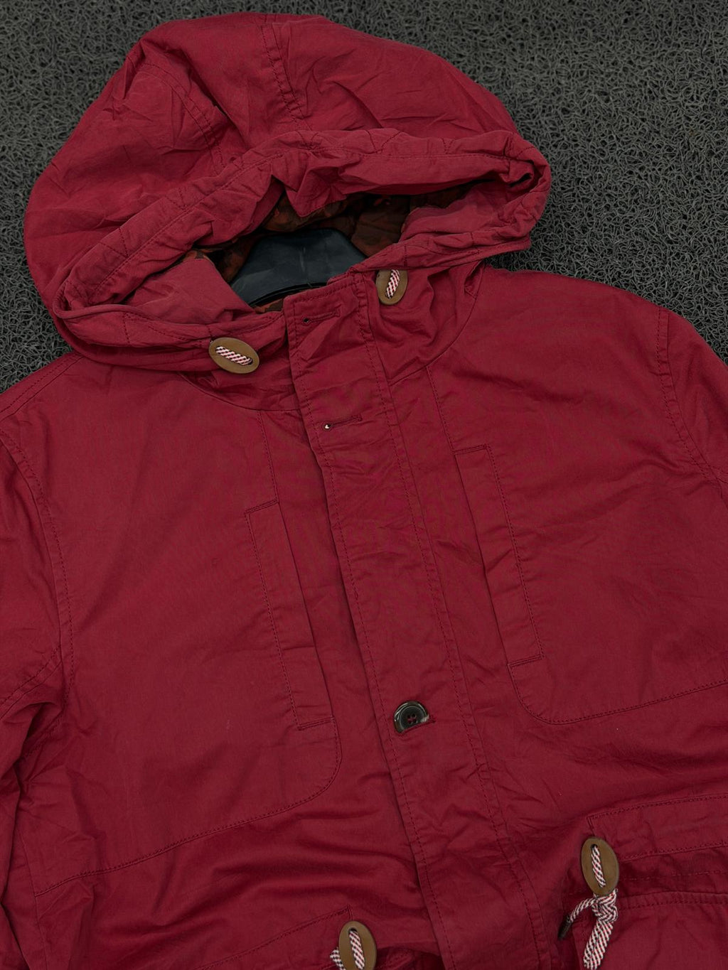 Vintage Maroon Utility Jacket