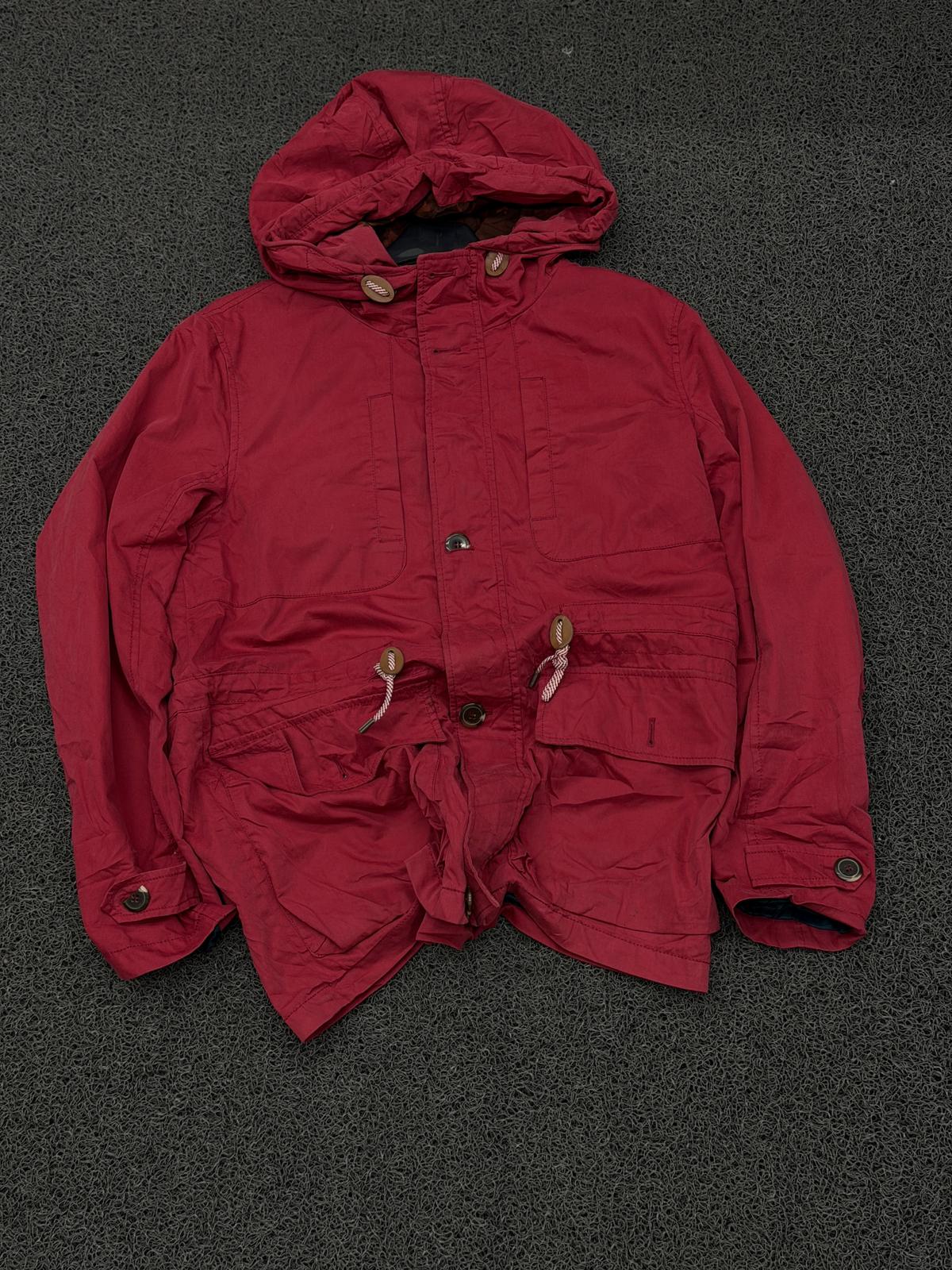 Vintage Maroon Utility Jacket