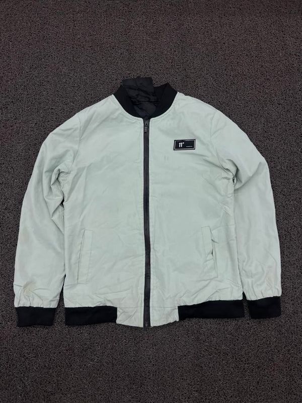 11 Degrees Logo Bomber Jacket – Full Zip Windbreaker