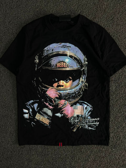 Rebel Vengeance Racing Championship Double-Sided Graphic T-Shirt –Streetwear Tee