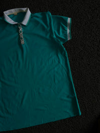 Polo T-Shirt with Contrast Collar & Sleeve Trim