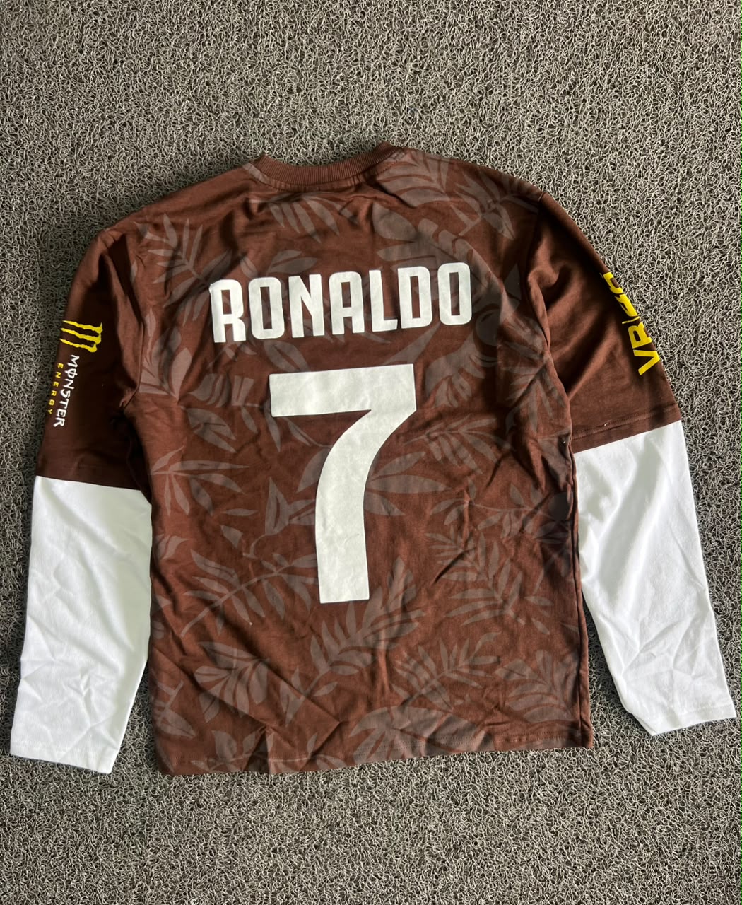 Cristiano Ronaldo #7 Real Madrid Brown Football T-Shirt