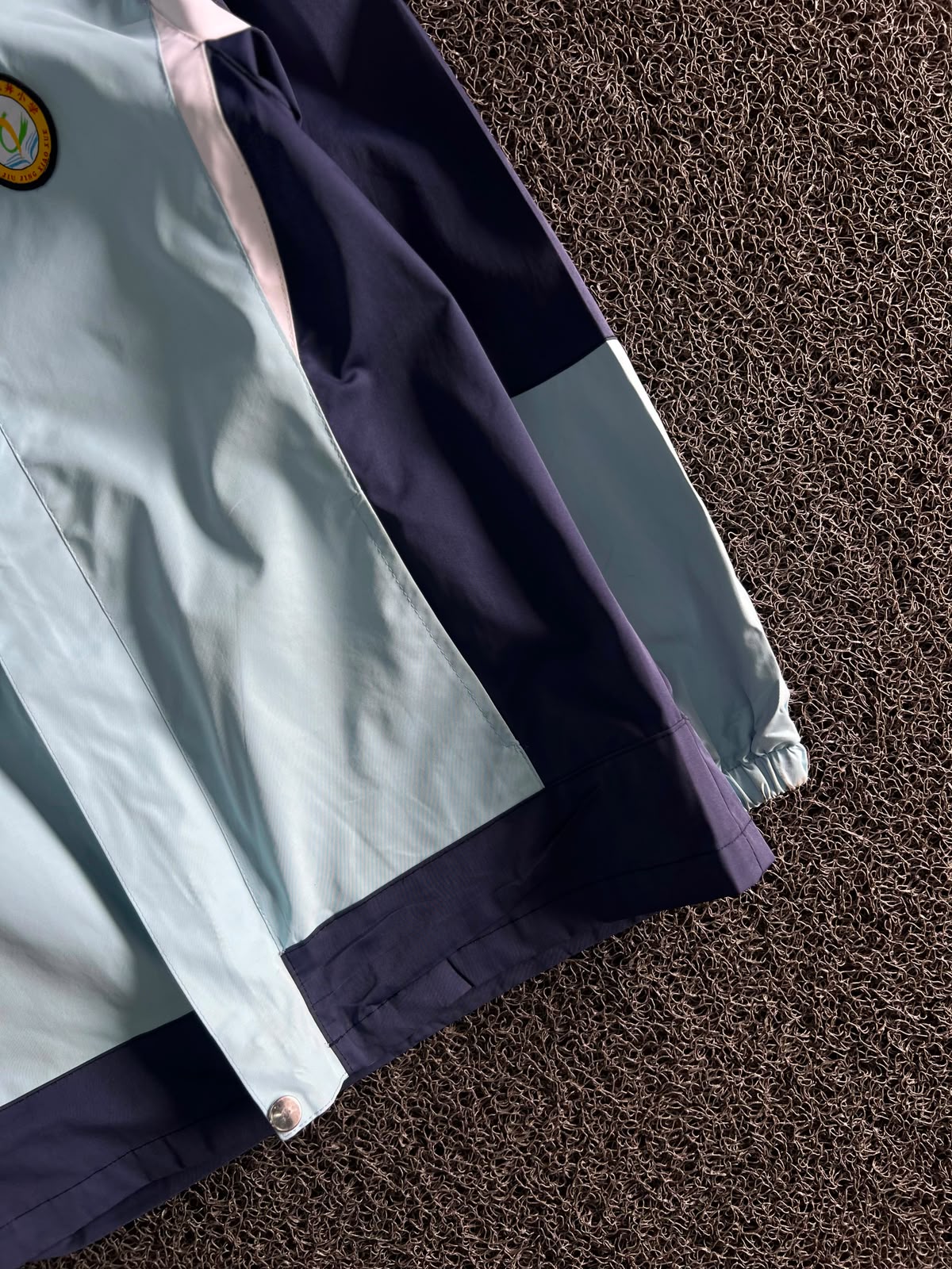 Men's Colorblock Hooded Windbreaker Jacket