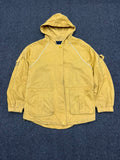Vintage Yellow Hooded Utility Jacket