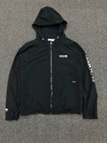Cross Training Black Hooded Windbreaker Jacket – Lightweight Full Zip Sports Jacket