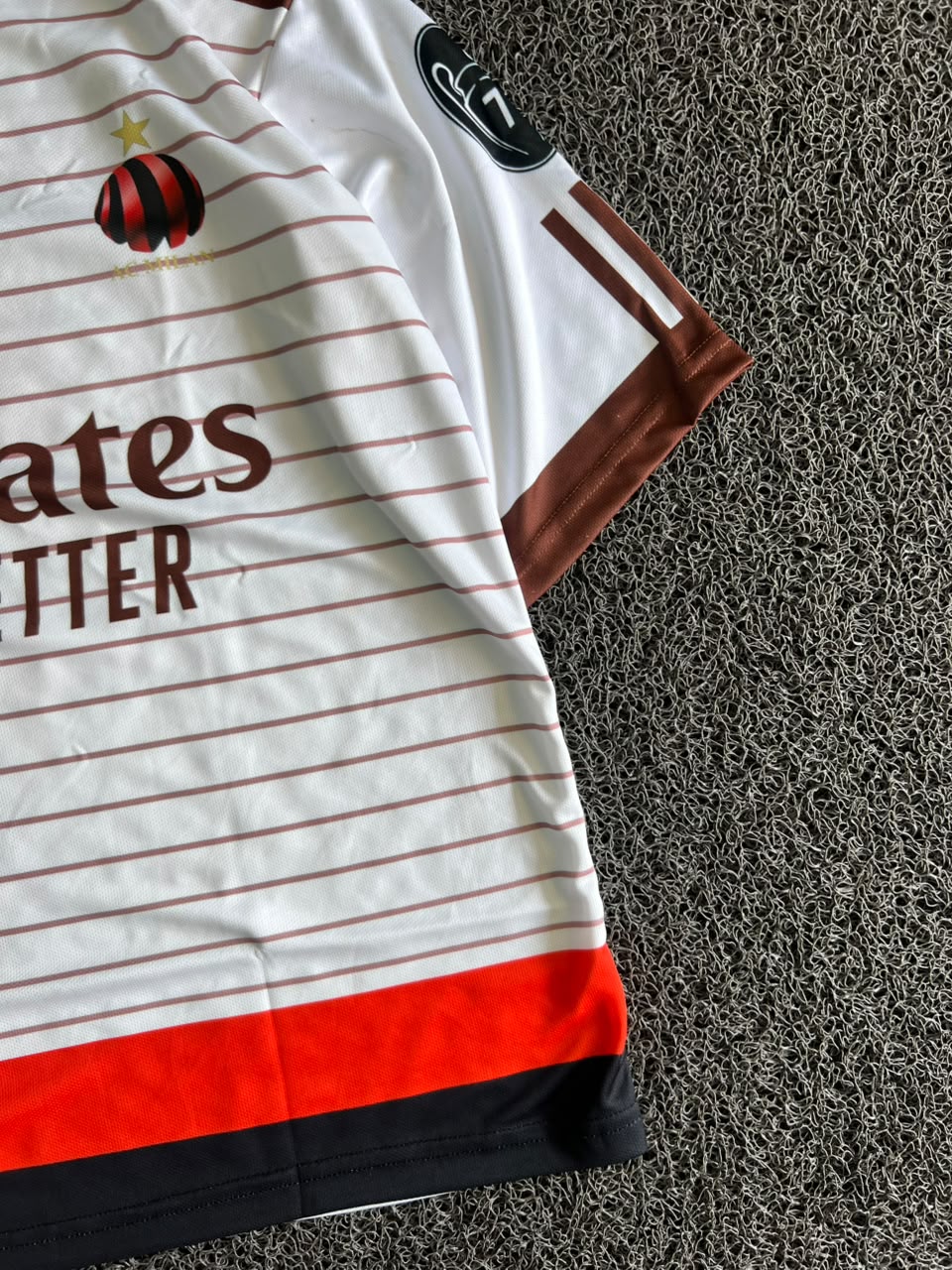 AC Milan Torres #9 White Away Football Five Sleeve Jersey – Adidas | Emirates Fly Bett