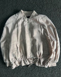 Drawstring Hem Bomber Jacket