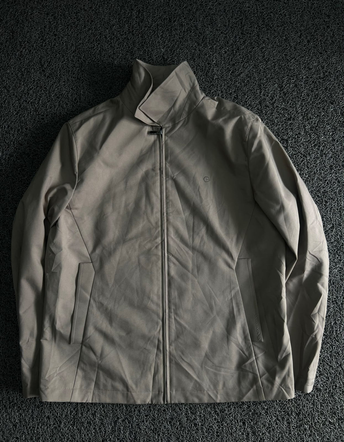 Full-Zip Casual Jacket with Side Pockets