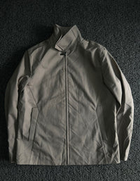 Full-Zip Casual Jacket with Side Pockets