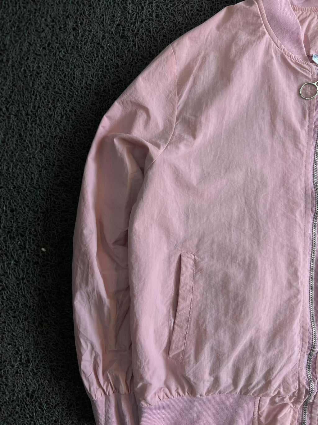 NY Embroidered Lightweight Bomber Jacket