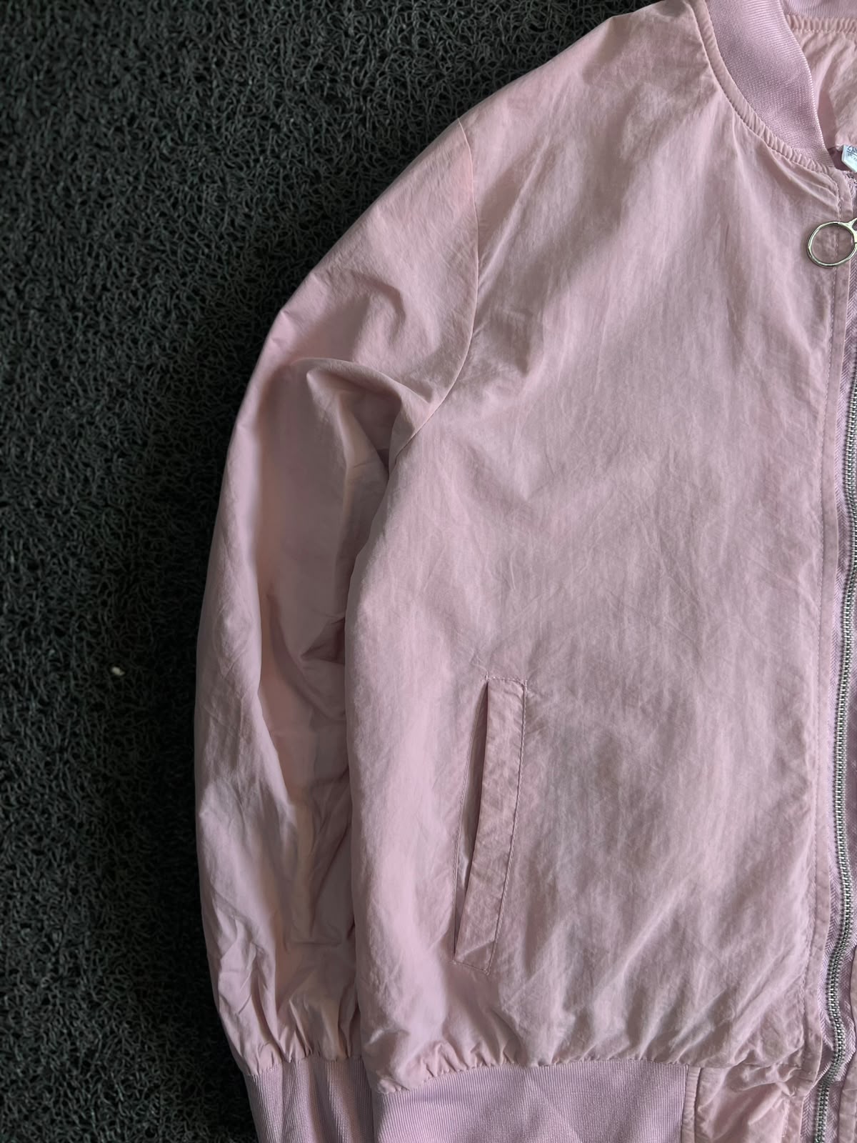 NY Embroidered Lightweight Bomber Jacket