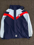 Men's Colorblock Hooded Windbreaker Jacket – Outdoor Zip-Up