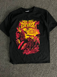 Mean Deal Devil Graphic Motorcycle T-Shirt – Streetwear Biker Tee
