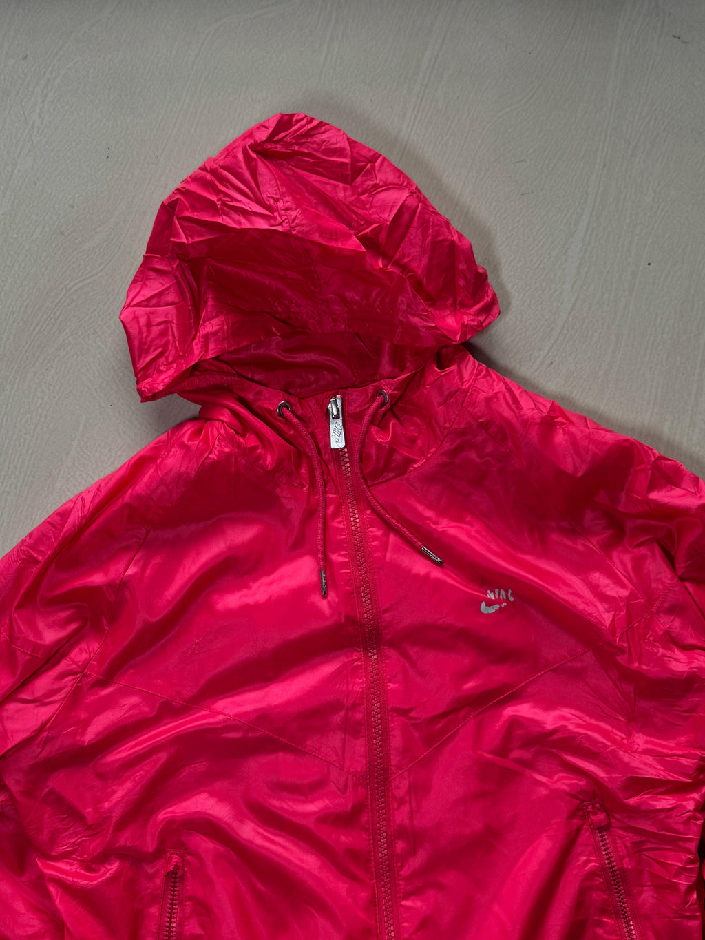 Hooded Zip-Up Windbreaker Jacket – Lightweight Full Sleeve Casual Outerwear