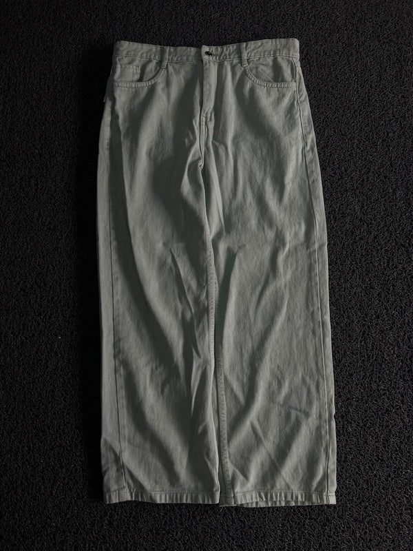 H&M Wide Leg Jeans – High Waist Denim Pants