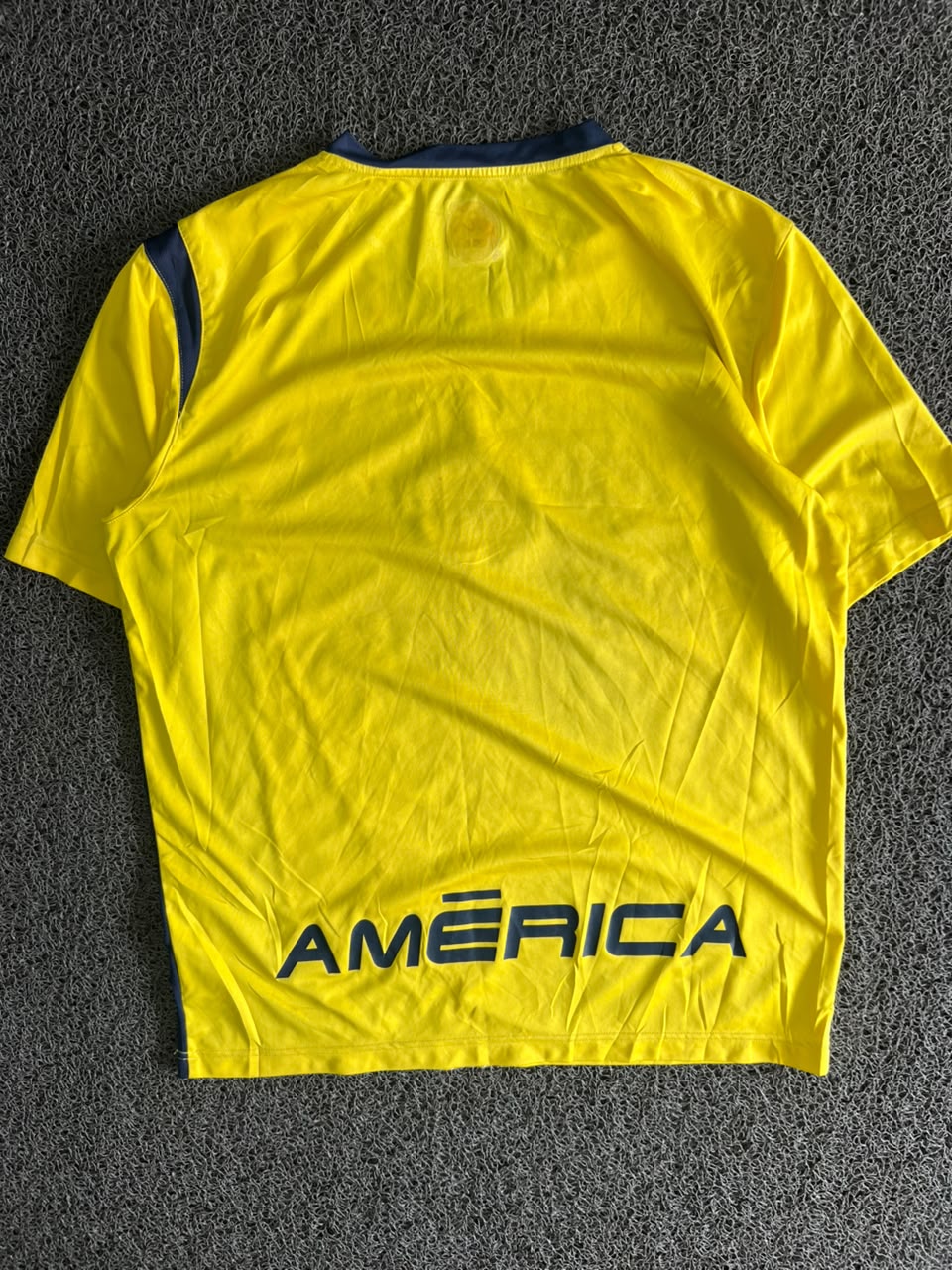 Yellow & Navy Blue Graphic Sports T-Shirt