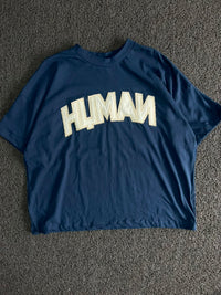 HUMAN Appliqué 98 Logo Oversized T-Shirt – Streetwear Graphic Tee