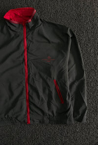 Vintage Black Pierre Balmain Jeans Jacket with Red Accents – Thriftwear