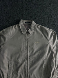 Xiong-Z Light Grey Zip-Up Casual Jacket