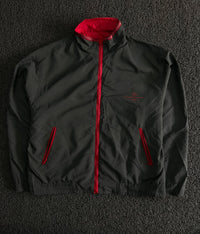 Vintage Black Pierre Balmain Jeans Jacket with Red Accents – Thriftwear