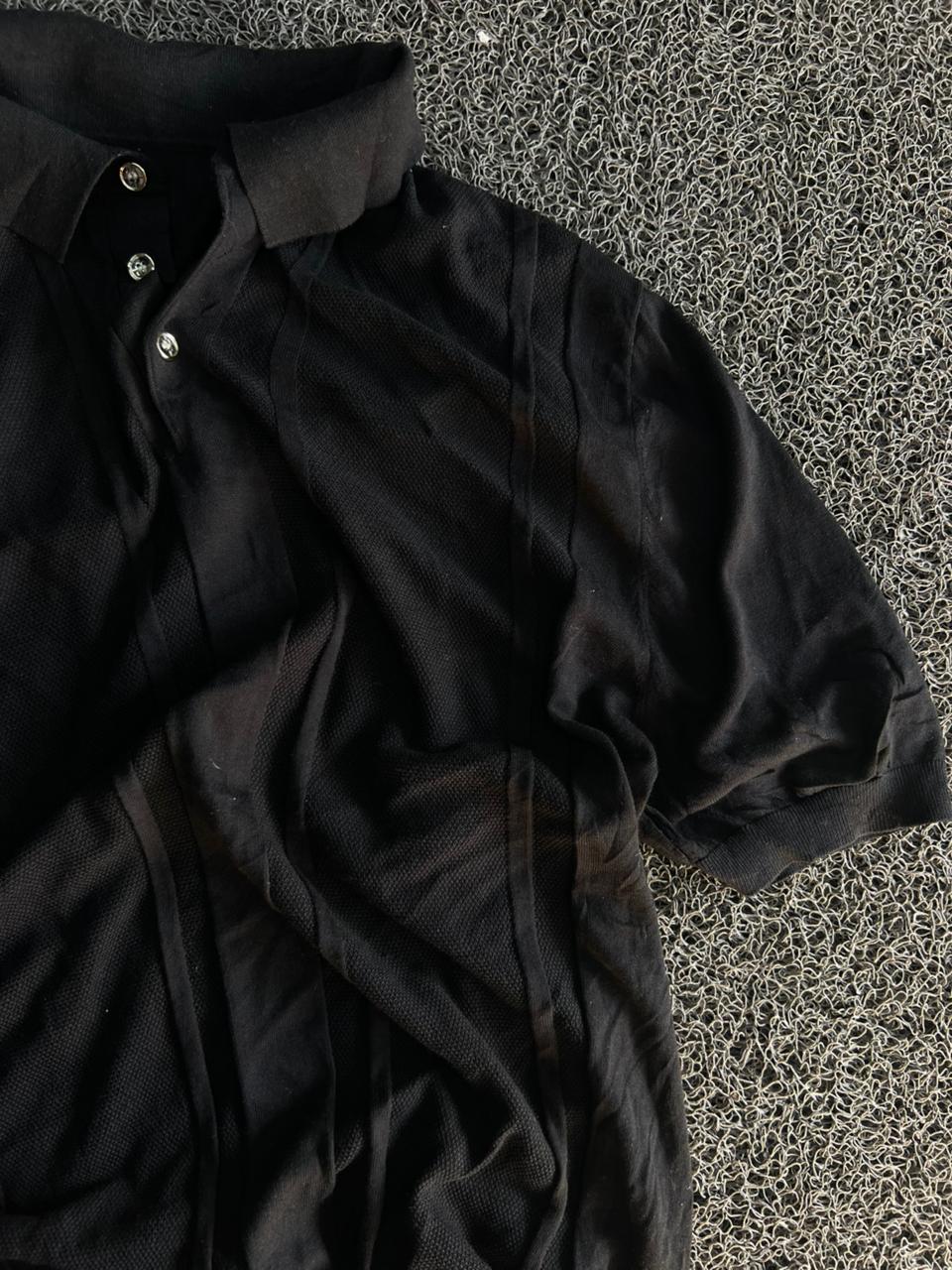 Classic Black Short Sleeve Polo T-Shirt