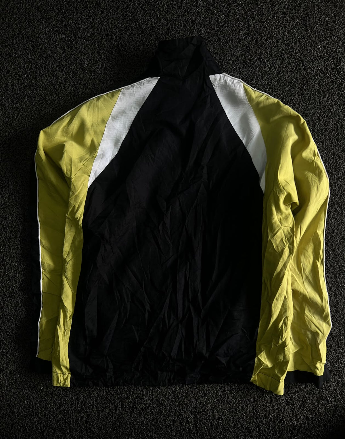 Black & Yellow Colorblock Track Jacket