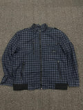 Super D Check Zip-Up Bomber Jacket