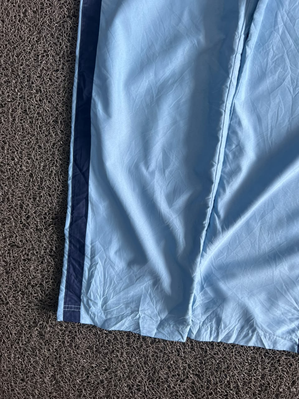 Vintage Sky Blue Side-Stripe Track Pants