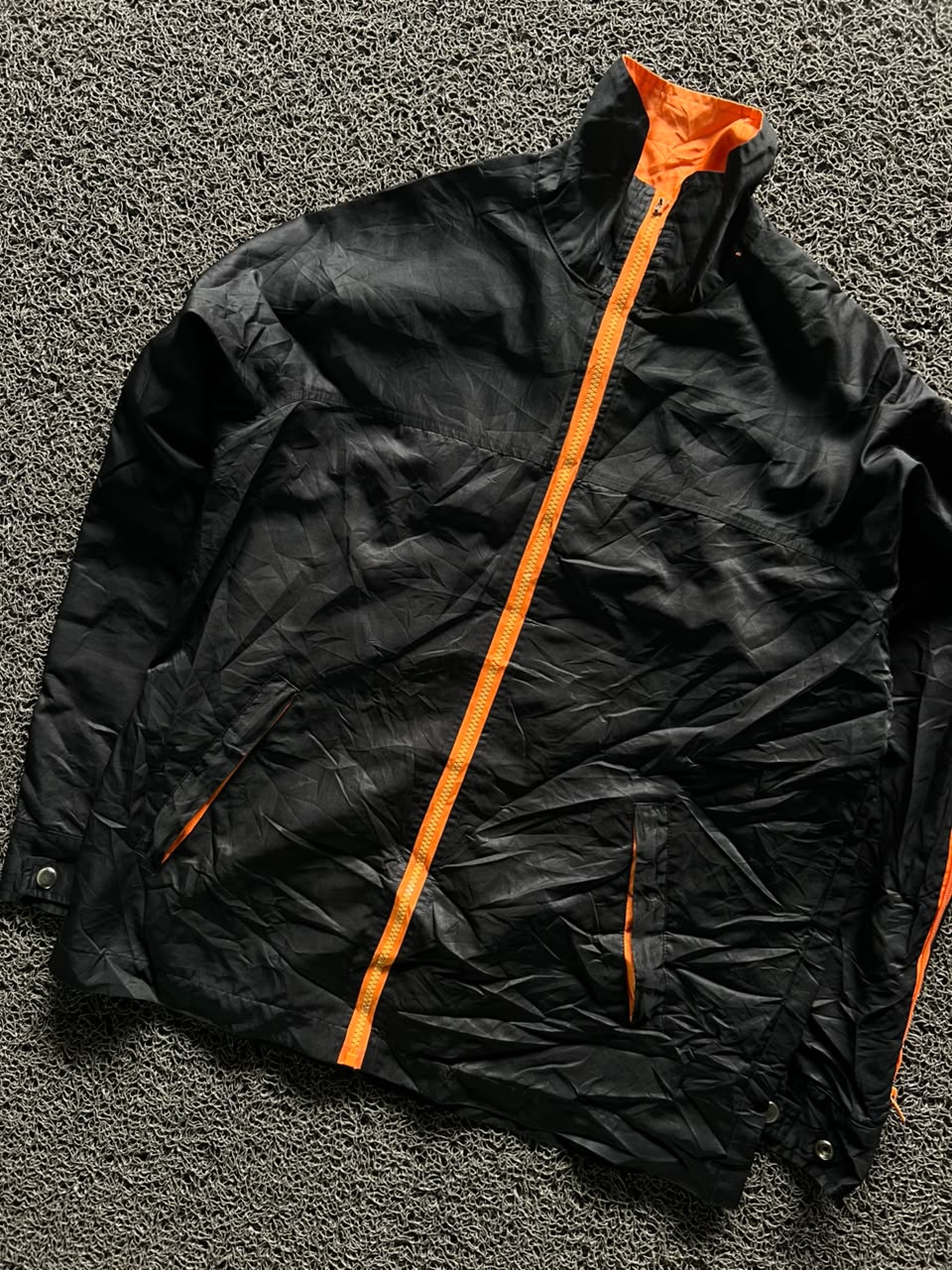 Lightweight Windbreaker Jacket with Orange Zip ⚠️ No Zip