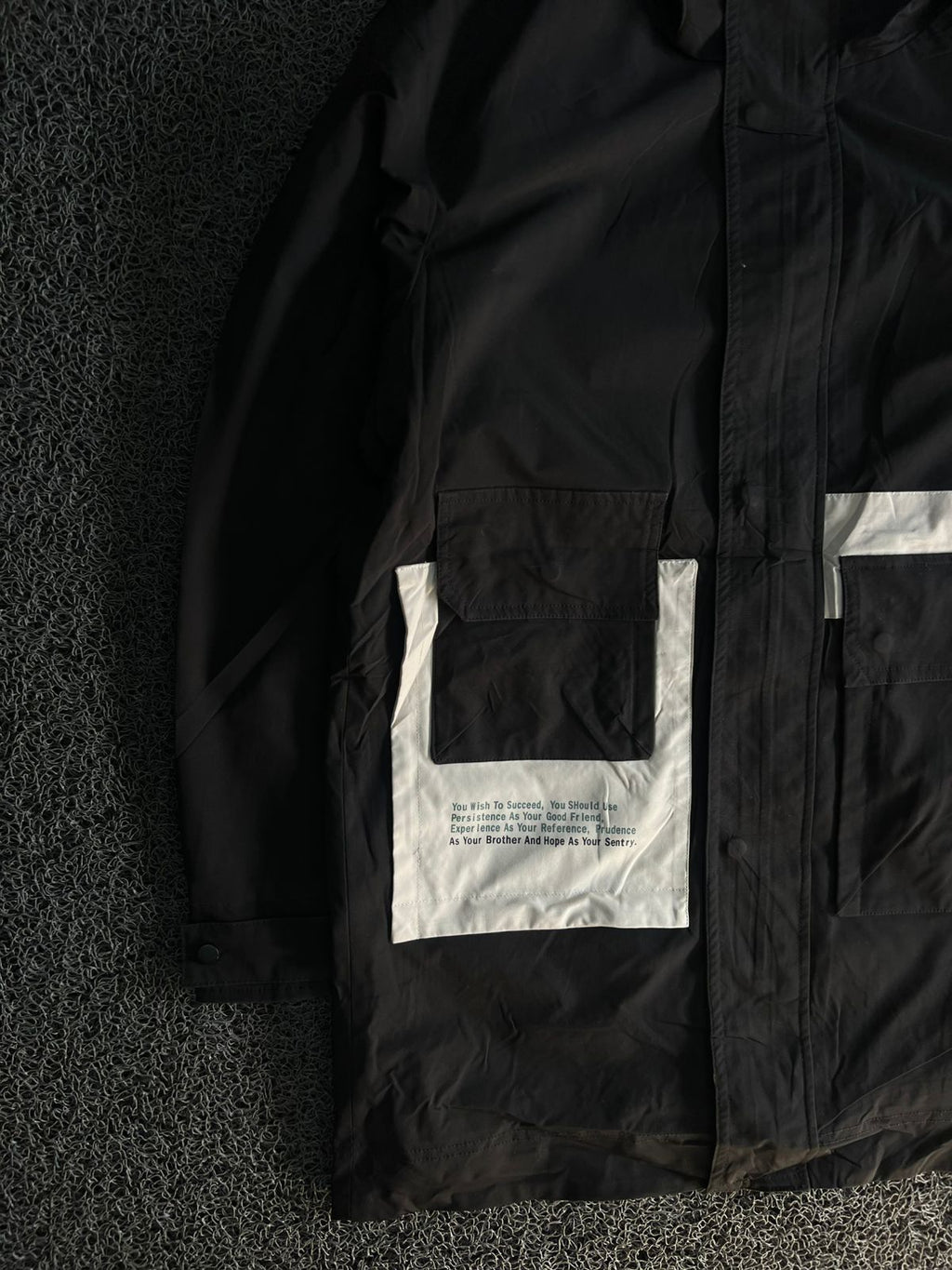 Hooded Utility Windbreaker Jacket