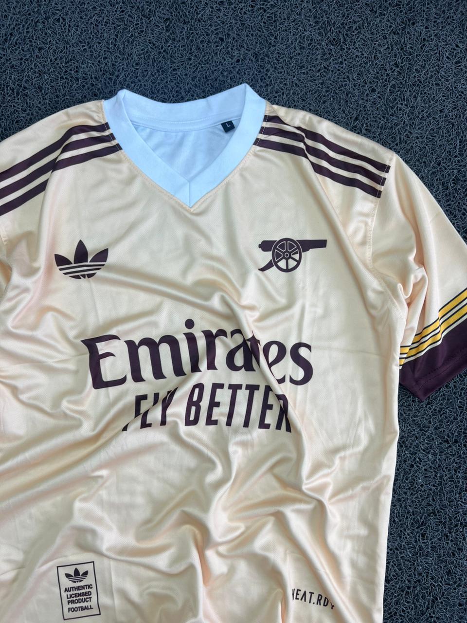 Arsenal Ødegaard #8 Away Football Jersey – Cream Edition